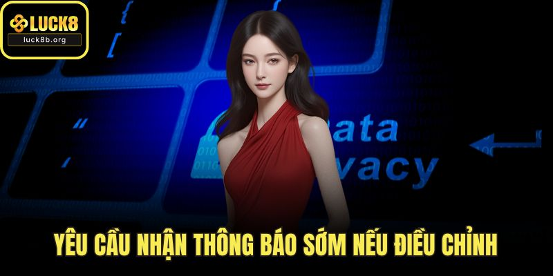 Nhận thông báo sớm về quyền  riêng tư 